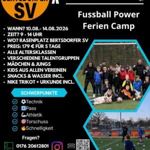 Talents4Pro x Bertsdorfer SV Fussball Camp