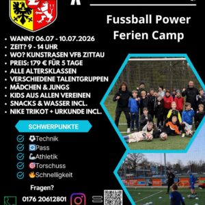 Talents4Pro x VfB Zittau Fussball Camp