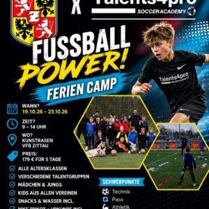 Talents4Pro x VfB Zittau Fussball Power Camp